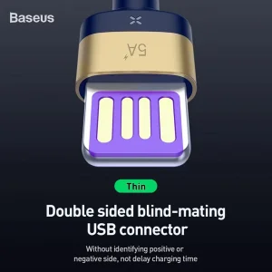 کابل تبدیل USB به USB-C بیسوس مدل Cafule 40W طول 1 متر