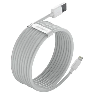 کابل USB-C به لایتنینگ باسئوس مدل SIMPLE WISDOM 20W طول 1.5 متر بسته 2 عددی