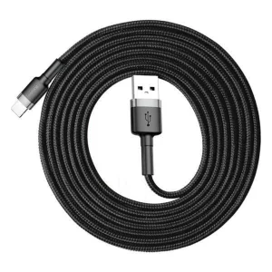 کابل تبدیل USB به لایتنینگ باسئوس مدل cafule طول 2 متر