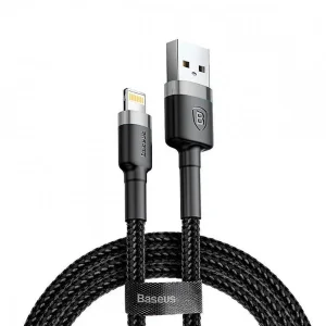 کابل تبدیل USB به لایتنینگ باسئوس مدل cafule طول 2 متر
