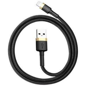 کابل تبدیل USB به لایتنینگ باسئوس مدل cafule طول 2 متر