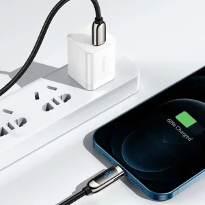 کابل تبدیل USB-C به لایتنینگ باسئوس مدل  CATLSK 20W PD طول 1 متر