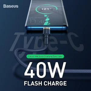 کابل تبدیل USB به USB-C باسئوس مدل CATKLF-PV3 طول 1 متر