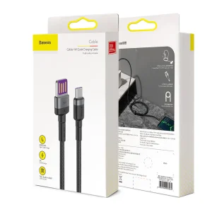 کابل تبدیل USB به USB-C باسئوس مدل CATKLF-PV3 طول 1 متر