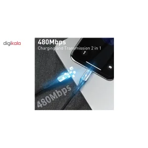 کابل تبدیل USB به لایتنینگ باسئوس  مدل CALSP-C طول 2 متر