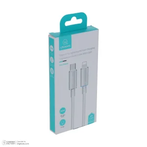 کابل تبدیل USB-C به لایتنینگ یوسمز مدل US-SJ659 30W طول 1.2 متر