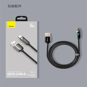 کابل تبدیل USB به USB-C باسئوس مدل CASX020101 طول 2 متر