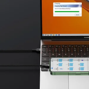 کابل تبدیل USB به لایتنینگ/USB-C/micro-USB بیسوس مدل Flash Series II 66W طول 1.2 متر