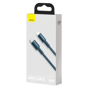کابل تبدیل USB-C به لایتنینگ باسئوس مدل High Density 20W طول ۲ متر