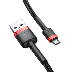 کابل تبدیل USB به microUSB باسئوس مدل CAMKLF-H91 طول 3 متر