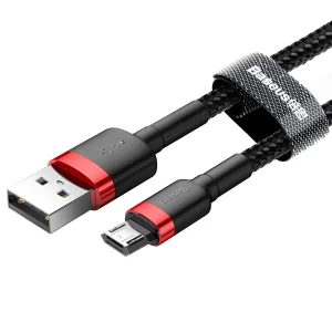 کابل تبدیل USB به microUSB باسئوس مدل CAMKLF-H91 طول 3 متر