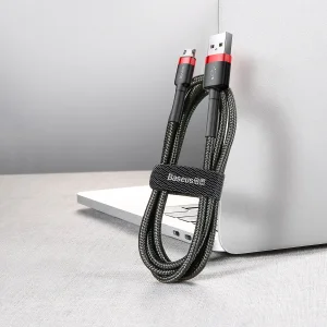کابل تبدیل USB به microUSB باسئوس مدل CAMKLF-H91 طول 3 متر