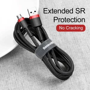 کابل تبدیل USB به microUSB باسئوس مدل CAMKLF-H91 طول 3 متر