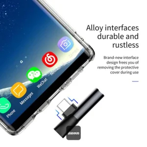 مبدل USB-C به AUX/USB-C باسئوس مدل l41