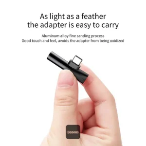 مبدل USB-C به AUX/USB-C باسئوس مدل l41