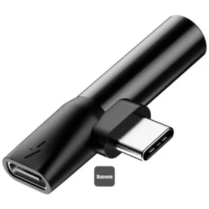 مبدل USB-C به AUX/USB-C باسئوس مدل l41