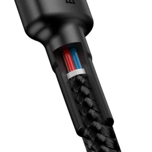 کابل تبدیل USB-C باسئوس مدل Cafule PD 60W طول 2 متر