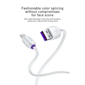کابل تبدیل USB به USB-C باسئوس مدل CATZS-05 طول 1 متر
