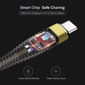 کابل تبدیل USB-C باسئوس مدل PowerFlex-H6 طول 1 متر