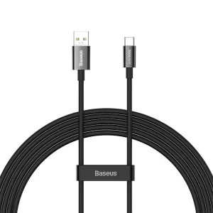 کابل تبدیل USB به USB-C باسئوس مدل Superior Series 65W طول 2 متر