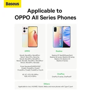 کابل تبدیل USB به USB-C باسئوس مدل Superior Series 65W طول 2 متر