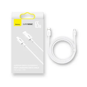 کابل تبدیل USB به USB-C باسئوس مدل Superior Series 65W طول 2 متر