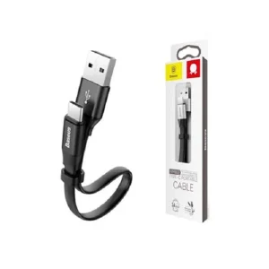 کابل تبدیل USB به USB-C باسئوس مدل Nimble CATMBJ طول 0.23 متر