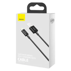 کابل تبدیل USB به لایتنینگ باسئوس مدل CALYS-A01 طول 1.5 متر