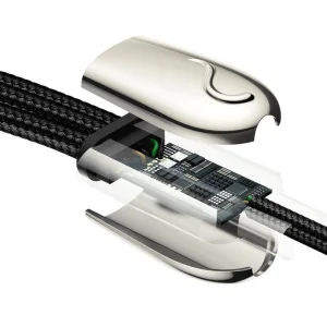 کابل تبدیل USB به USB-C / microUSB / لایتنینگ باسئوس مدل CAMLT-MU01 طول 1.2 متر