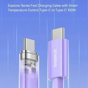 کابل USB-C باسئوس مدل Explorer Series 100W طول 1 متر