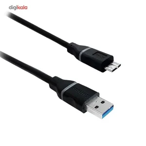 کابل تبدیل USB به microUSB فیلیپس مدل SWU3182N/10 طول 1.8 متر