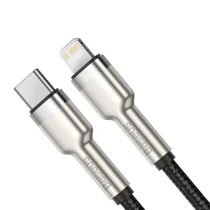 کابل تبدیل لایتنینگ به  USB-C باسئوس مدل CATLJK-01 طول 0.25 متر