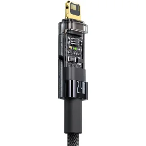 کابل USB به لایتنینگ بیسوس مدل CATS000501-Explore series طول 2 متر