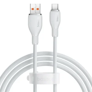 کابل تبدیل USB به USB-C بیسوس مدل Pudding Series P10355703511-B1 طول 1.2 متر