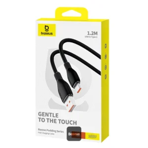 کابل تبدیل USB به USB-C بیسوس مدل Pudding Series P10355703511-B1 طول 1.2 متر