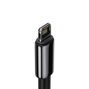 کابل تبدیل USB به لایتنینگ باسئوس مدل Tungsten fast charging data طول 1 متر