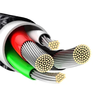 کابل تبدیل USB به لایتنینگ باسئوس مدل Tungsten fast charging data طول 1 متر