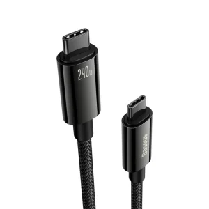 کابل تبدیل USB-C باسئوس مدل (TUNGSTEN  (240W طول 1 متر