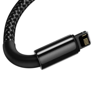 کابل USB به لایتنینگ باسئوس مدل Tungsten Gold طول 1 متر