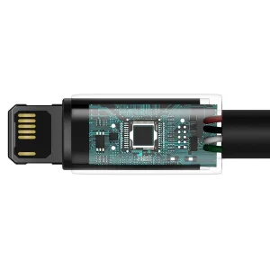 کابل USB به لایتنینگ باسئوس مدل Tungsten Gold طول 1 متر