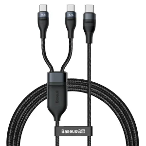 کابل تبدیل 1 به 2 USB-C باسئوس مدل CA1T2-C01 طول 1.5 متر