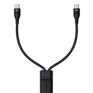 کابل تبدیل 1 به 2 USB-C باسئوس مدل CA1T2-C01 طول 1.5 متر