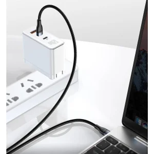 کابل تبدیل 1 به 2 USB-C باسئوس مدل CA1T2-C01 طول 1.5 متر