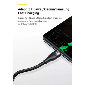 کابل تبدیل 1 به 2 USB-C باسئوس مدل CA1T2-C01 طول 1.5 متر