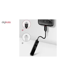 مبدل 1 به 3 لایتنینگ باسئوس مدل CALL52