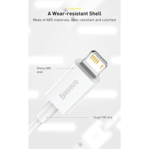 کابل تبدیل usb به لایتنینگ بیسوس مدل CALYS-A طول 1 متر