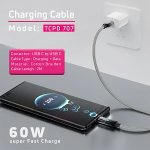 USB-C تسکو مدل TCPD 707 طول یک متر