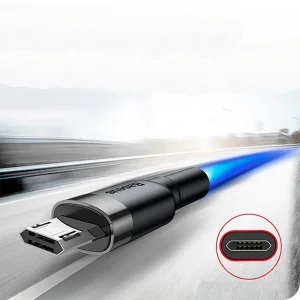 کابل تبدبل USB به Micro USB باسئوس مدل CAMKLF-AG1 طول 0.5 متر