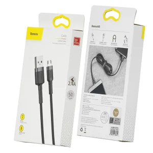 کابل تبدبل USB به Micro USB باسئوس مدل CAMKLF-AG1 طول 0.5 متر