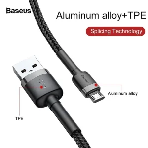 کابل تبدبل USB به Micro USB باسئوس مدل CAMKLF-AG1 طول 0.5 متر